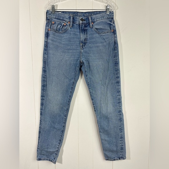 American Eagle Outfitters Other - American Eagle Jeans Mens 29x30 Athletic Fit Denim Blue Jeans Cotton Linen blend